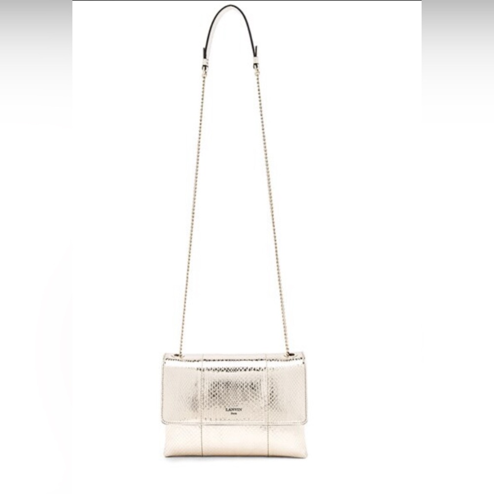 Lanvin Snake skin mini sugar bag